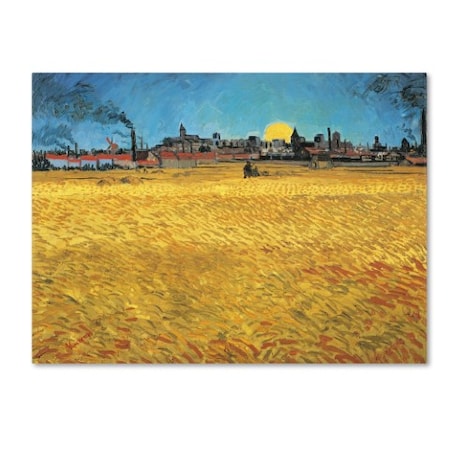 Vincent Van Gogh 'Summer Evening 1888' Canvas Art,14x19